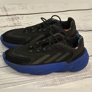 Adidas Ozelia J Ortholite Sneakers Core Black Lucid Blue Colorway Women’s Size 5